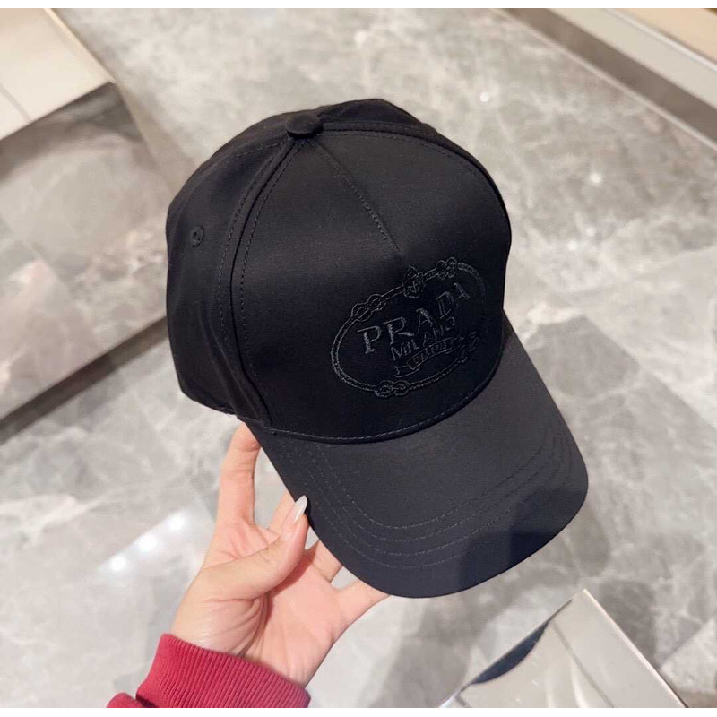 Pra*a  drill baseball cap in black