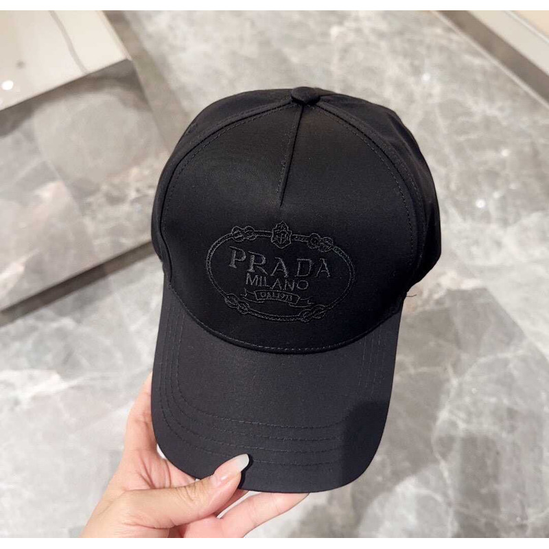 Pra*a  drill baseball cap in black