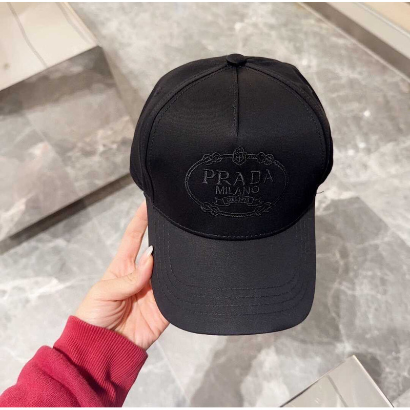 Pra*a  drill baseball cap in black