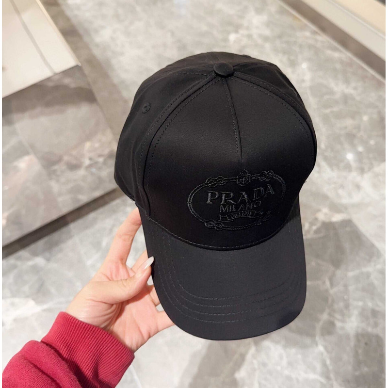 Pra*a  drill baseball cap in black