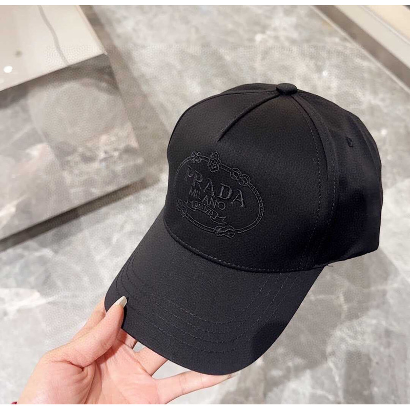 Pra*a  drill baseball cap in black