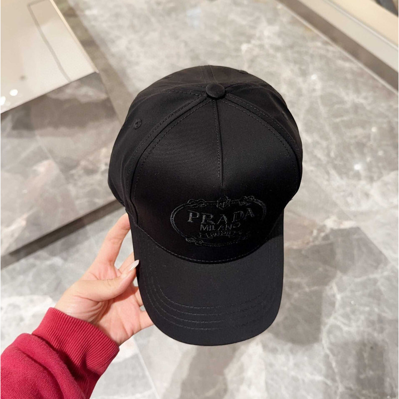 Pra*a  drill baseball cap in black