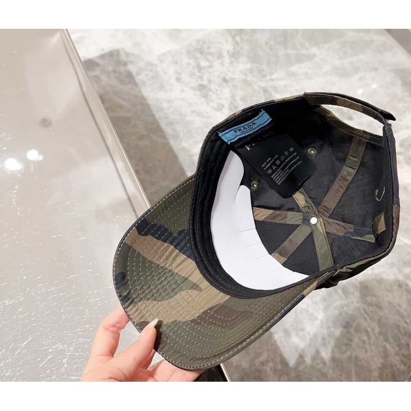 Pra*a re-nylon baseball cap green