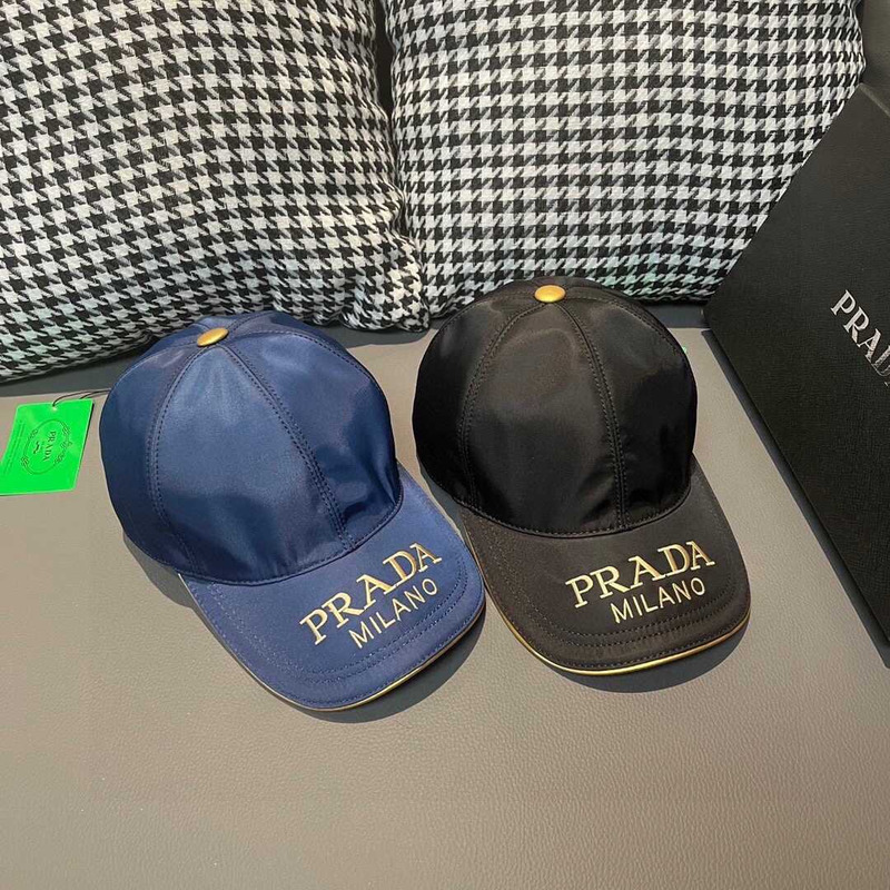 Pra*a re-nylon baseball cap black