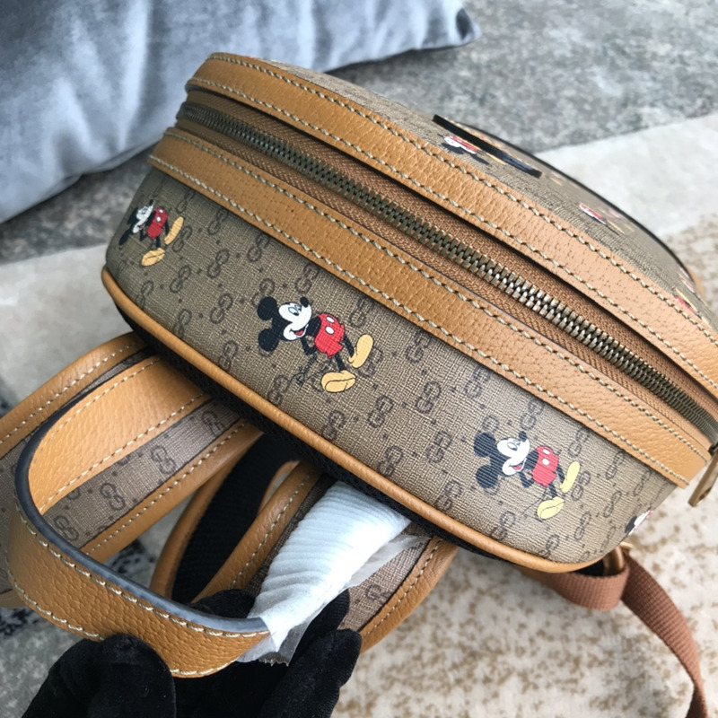 G*u*i x disney mickey mouse backpack brown