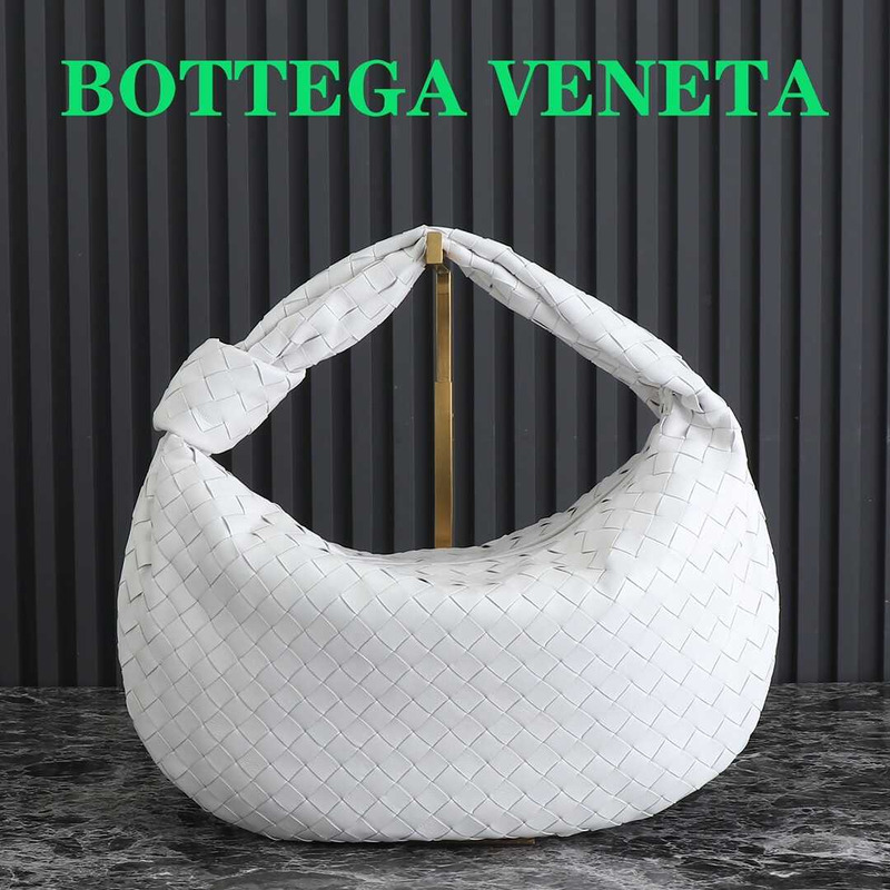 Bo*te*ga ve*ne*ta small jodie intrecciato leather shoulder bag white