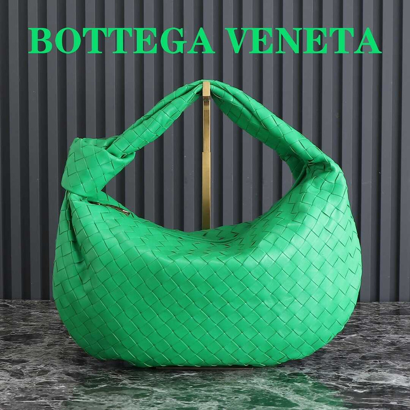 Bo*te*ga ve*ne*ta small jodie intrecciato leather shoulder bag caramel green