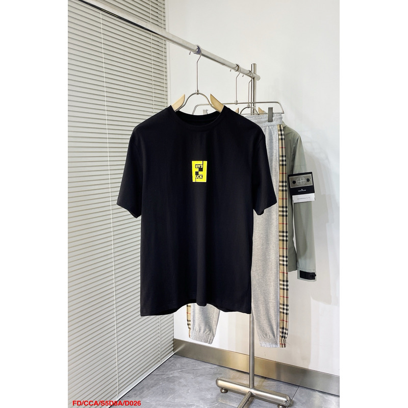 F**di cotton t-shirt black