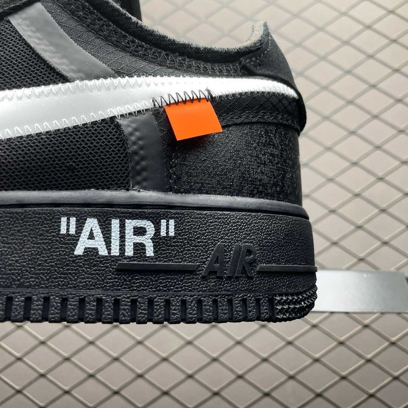 Nike OW AF1 \"All Black\" Sneaker