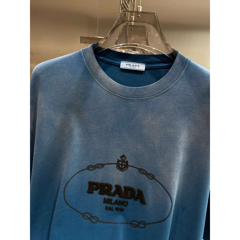 Pra*a logo printed short-sleeved t-shirt