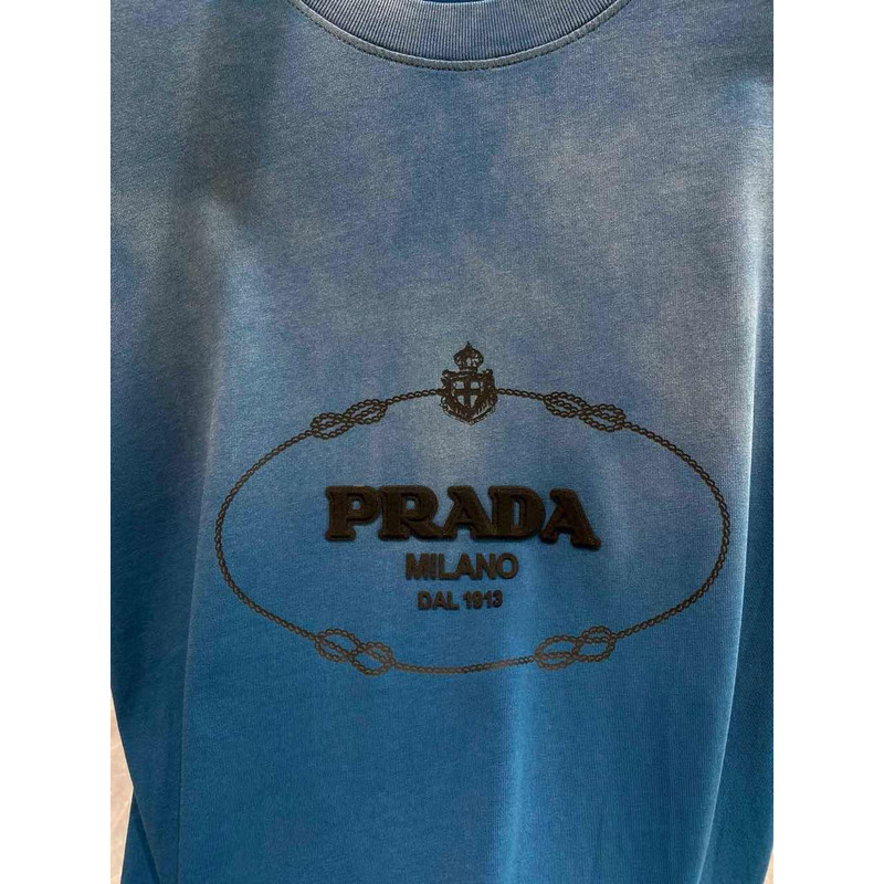 Pra*a logo printed short-sleeved t-shirt