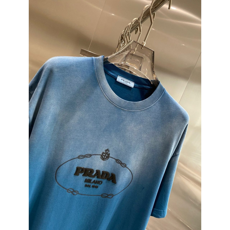 Pra*a logo printed short-sleeved t-shirt