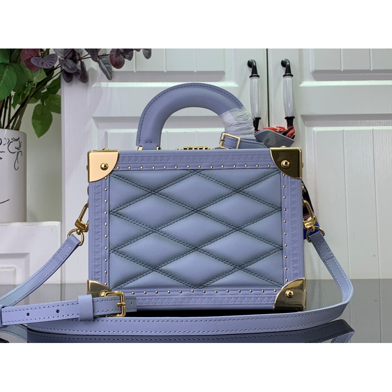 l**is V*t*n petite valise malletage palazzo ecume in blue