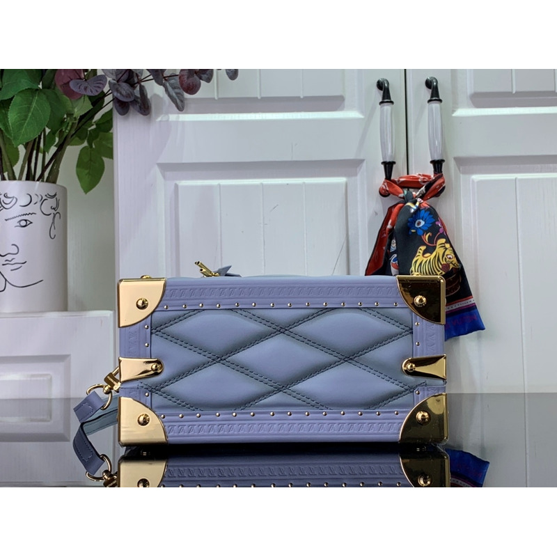 l**is V*t*n petite valise malletage palazzo ecume in blue