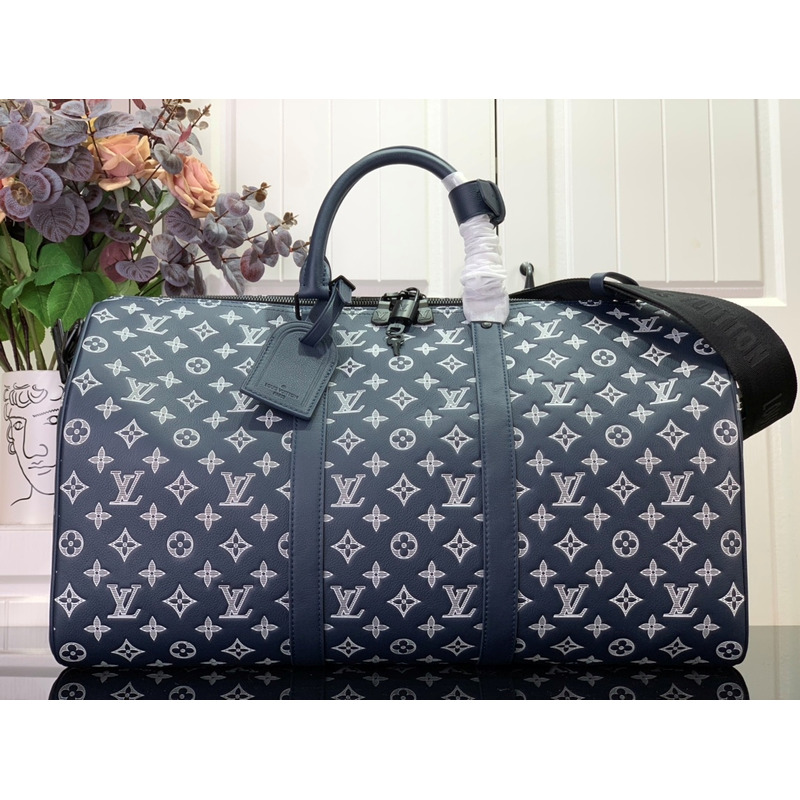 l**is V*t*n keepall bandoulière 50 navy blue