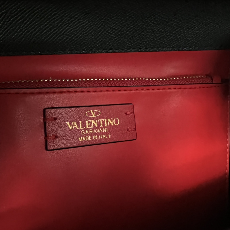 Valentino Calfskin VSling Handbag Green