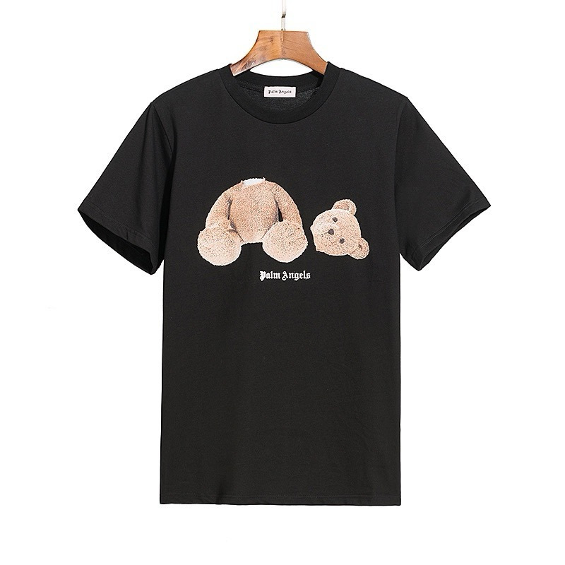 Palm Angels Bear Classic T-shirt In Black