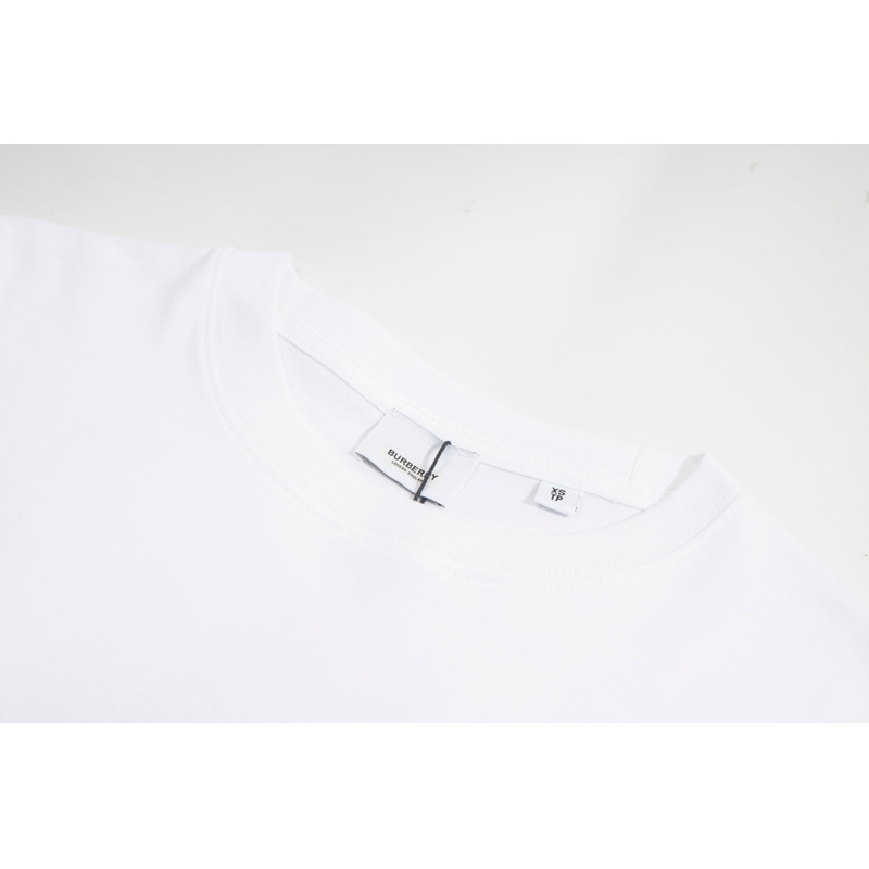 B**rry monogram motif white t shirt