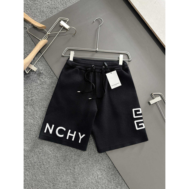 Givenchy Embroidery Shorts Black