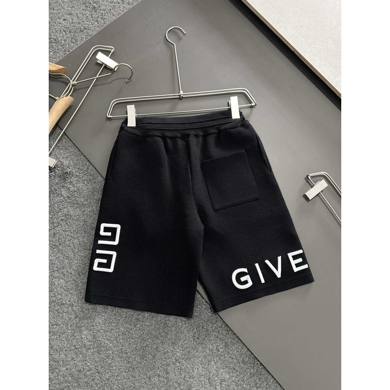 Givenchy Embroidery Shorts Black