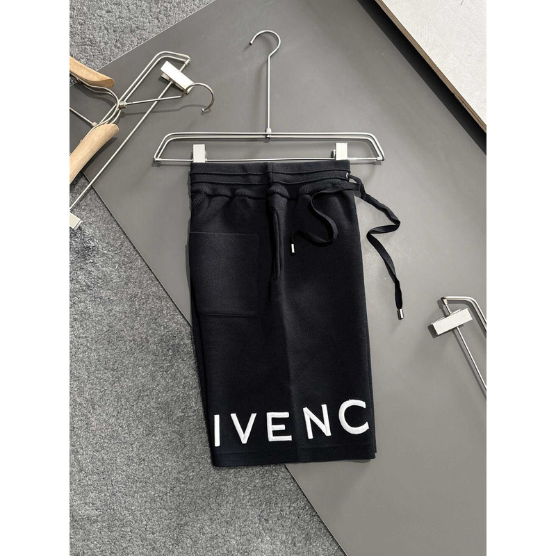 Givenchy Embroidery Shorts Black