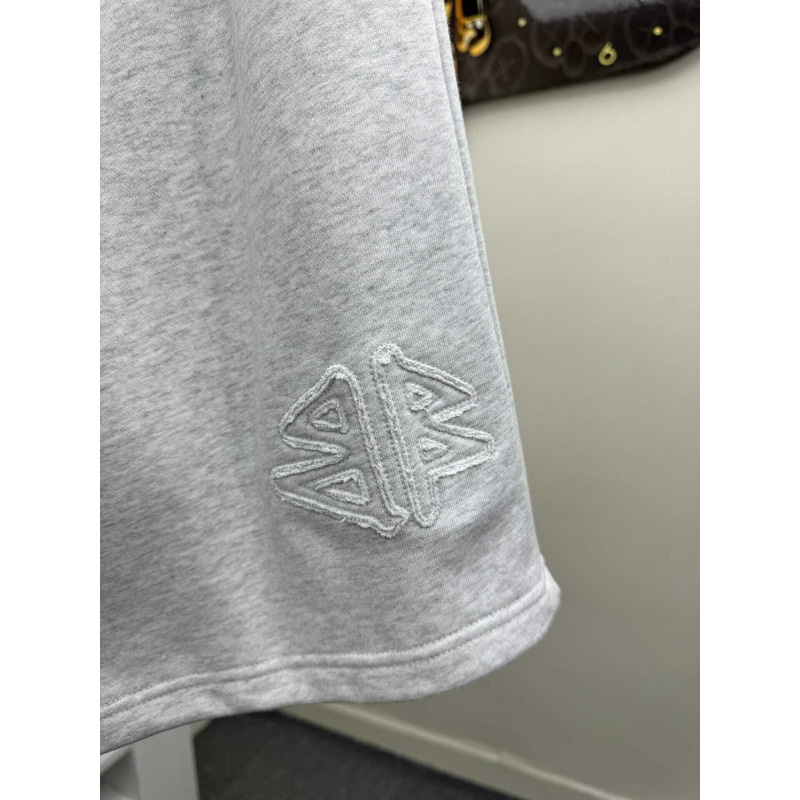 Ba*len*cia*ga logo shorts in gray