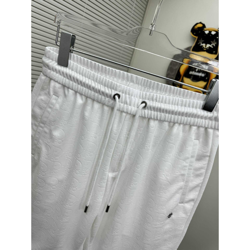 D*or drawstring design shorts in white