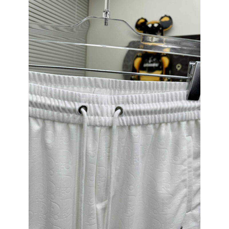 D*or drawstring design shorts in white