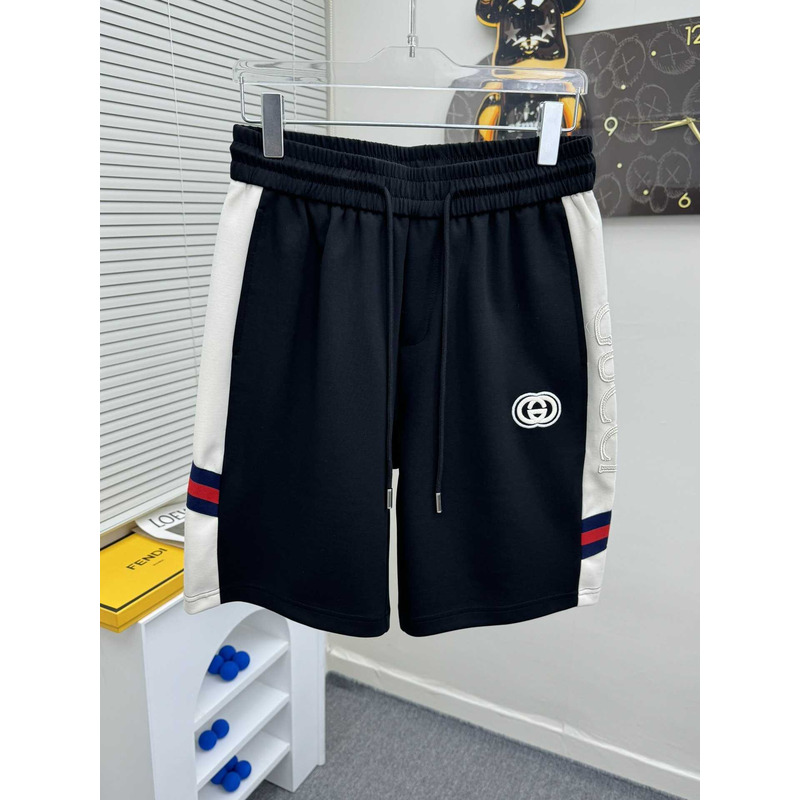 G*u*i cotton shorts in black