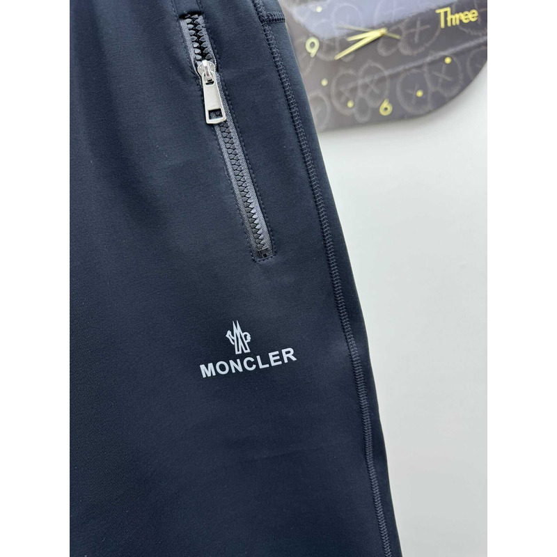 Moncler Logo-Print Shorts In Black