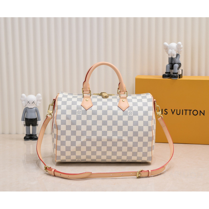 l**is V*t*n speedy 35 damier azur