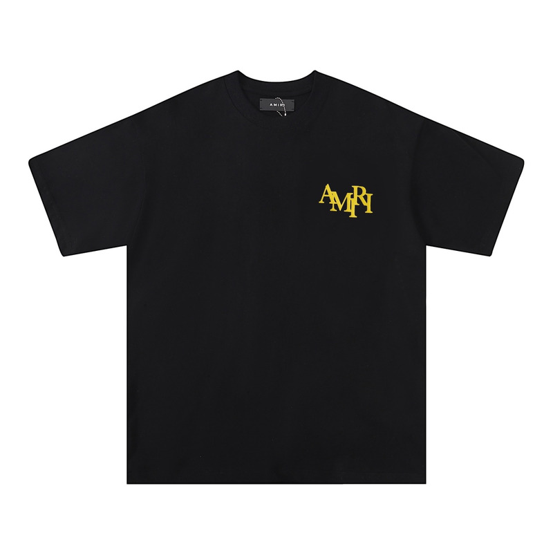 Amiri Black Crystal Champagne T-Shirt