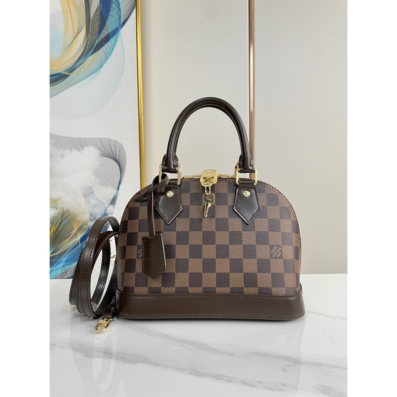 l**is V*t*n alma bb brown damier ebene canvas