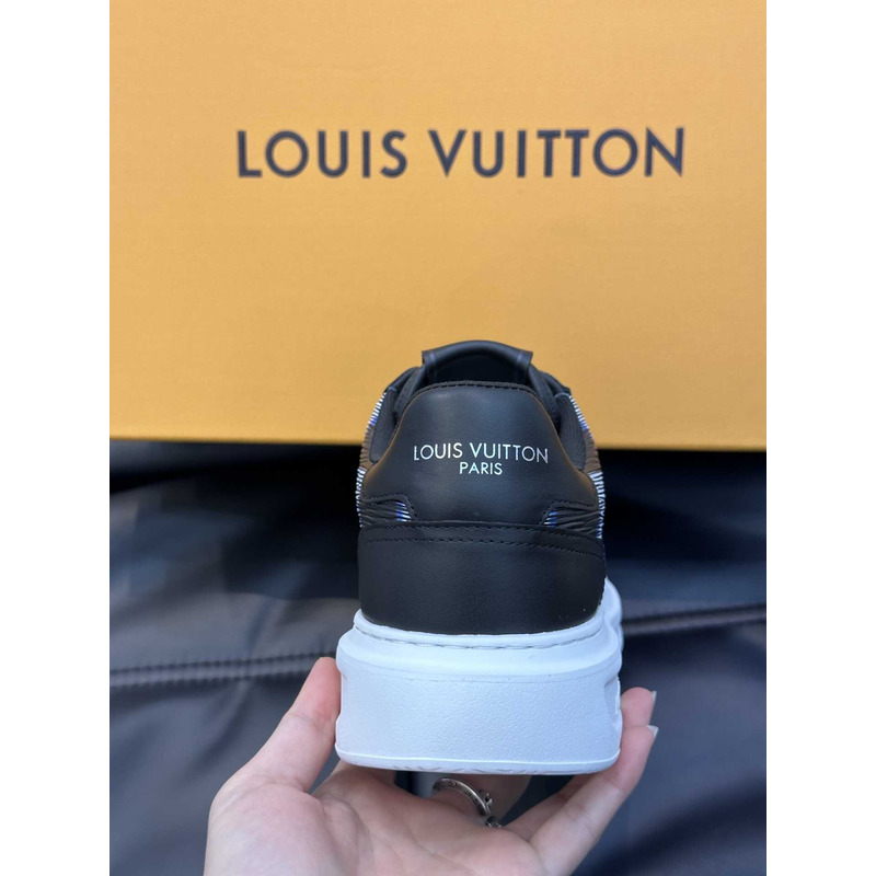 l**is V*t*n beverly hills street style logo sneakers in black