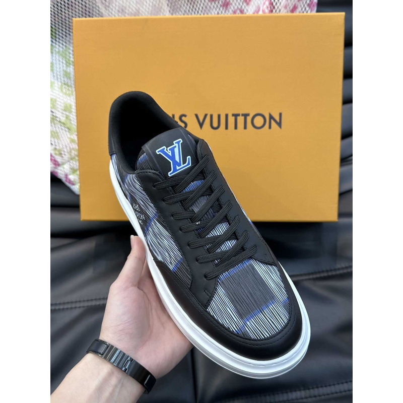 l**is V*t*n beverly hills street style logo sneakers in black