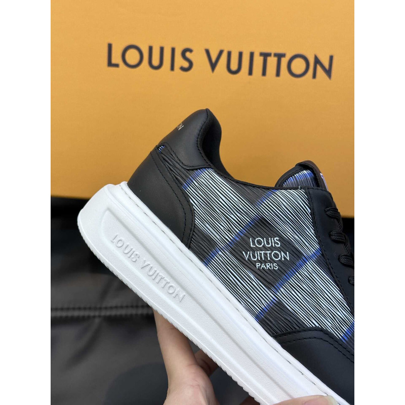 l**is V*t*n beverly hills street style logo sneakers in black