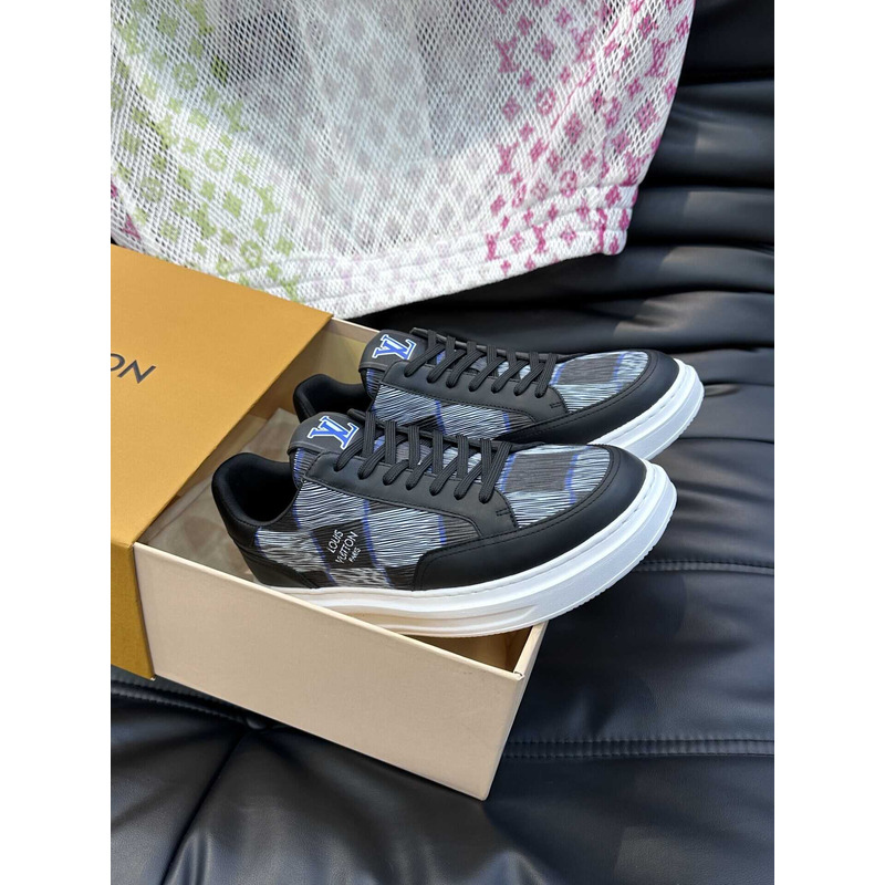 l**is V*t*n beverly hills street style logo sneakers in black