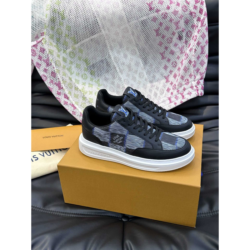 l**is V*t*n beverly hills street style logo sneakers in black