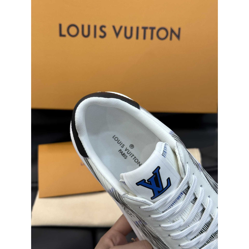 l**is V*t*n beverly hills street style logo sneakers in white