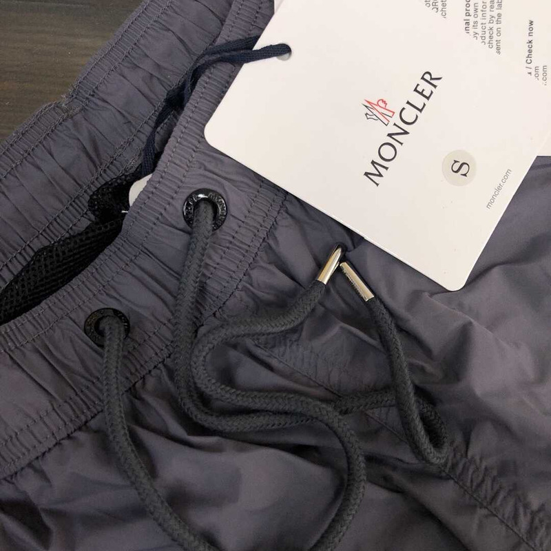 Moncler Nylon Shorts Grey