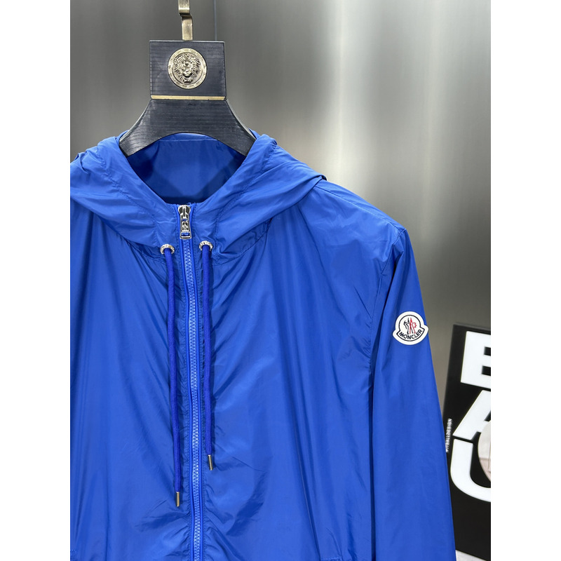 Moncler Jacket With Hood Blue