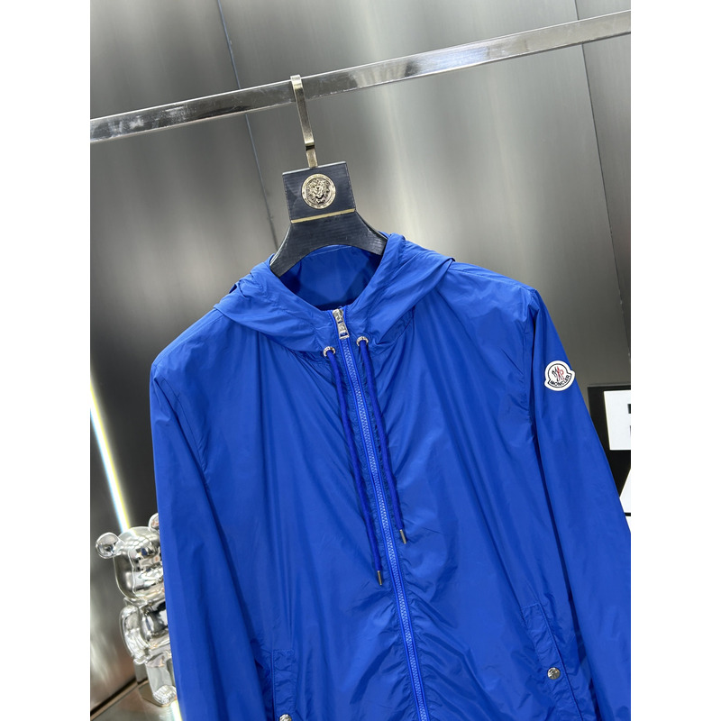 Moncler Jacket With Hood Blue