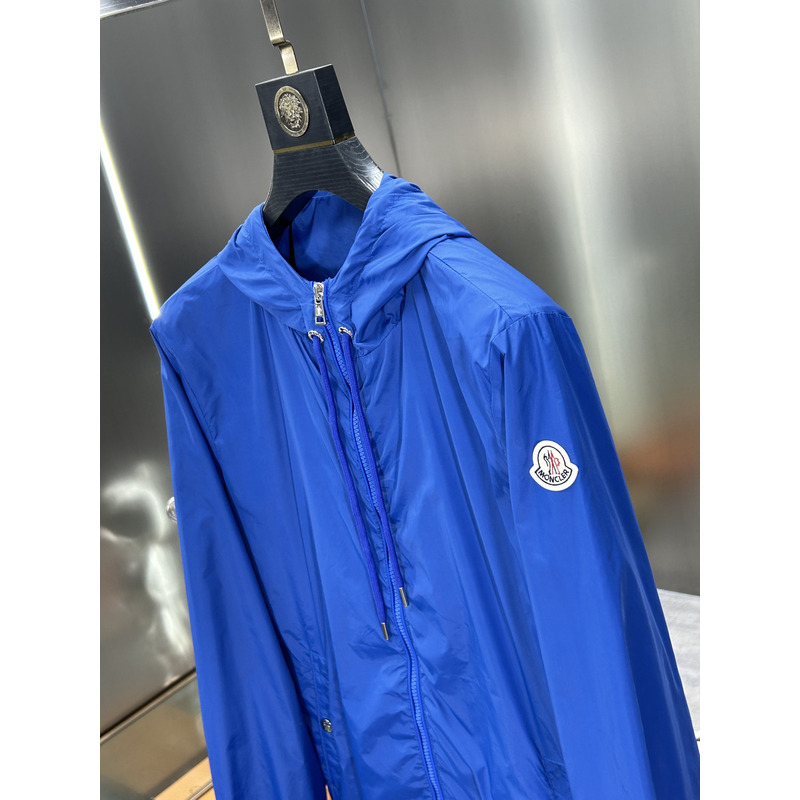 Moncler Jacket With Hood Blue