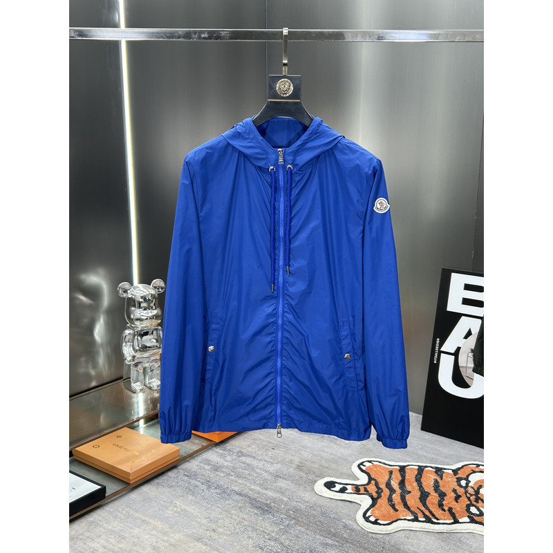 Moncler Jacket With Hood Blue