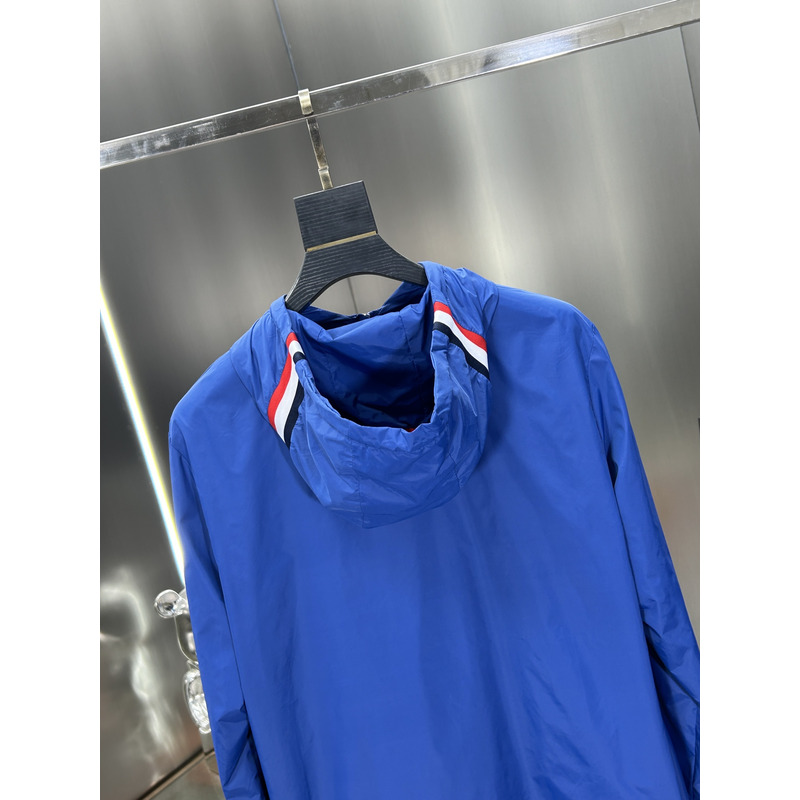 Moncler Jacket With Hood Blue