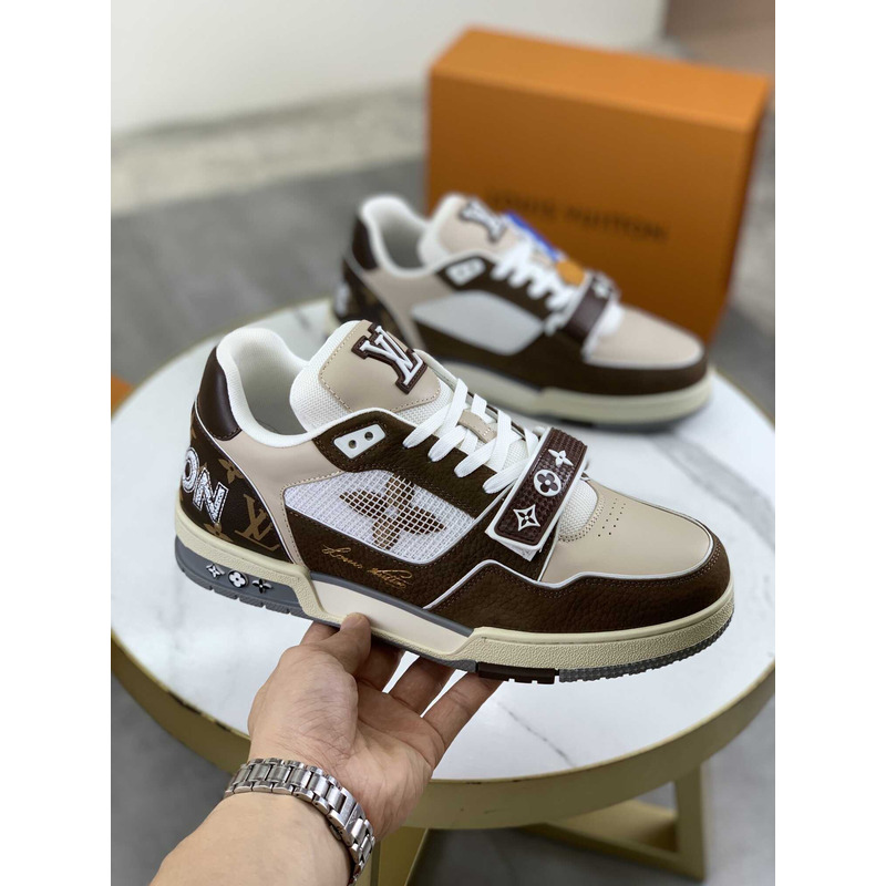 l**is V*t*n lv trainer brown beige white