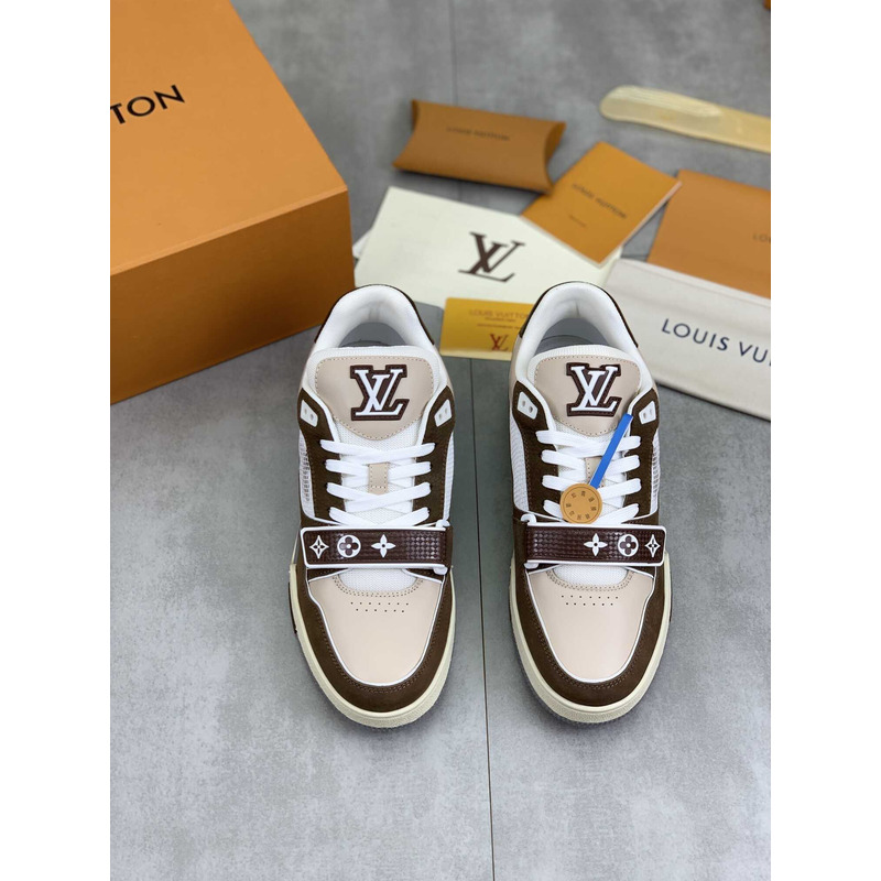 l**is V*t*n lv trainer brown beige white