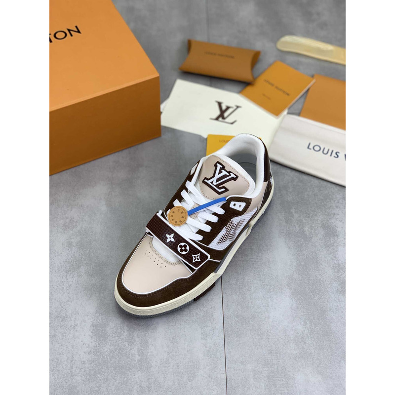 l**is V*t*n lv trainer brown beige white