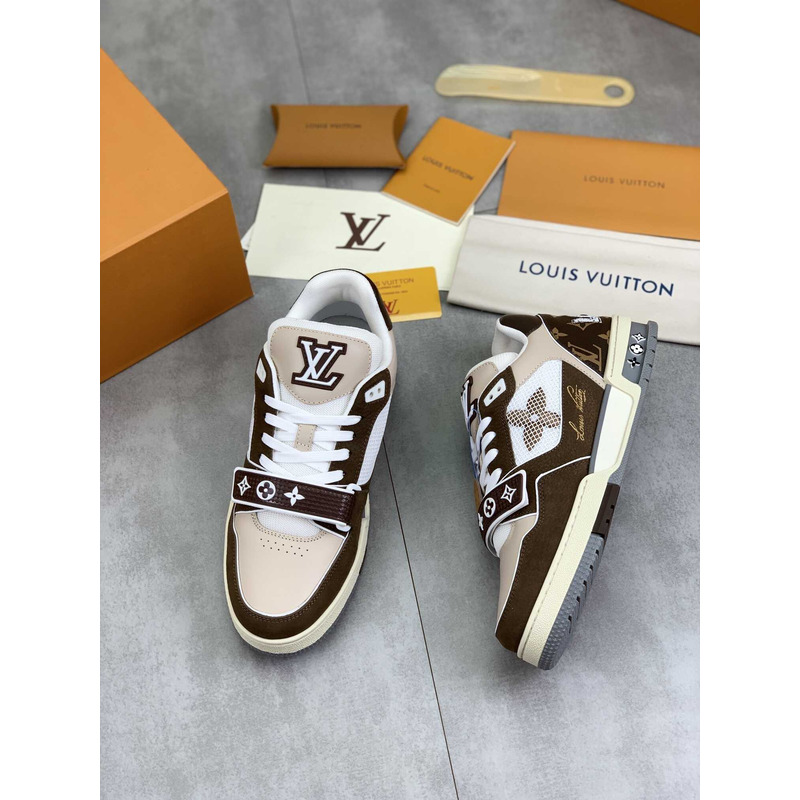 l**is V*t*n lv trainer brown beige white