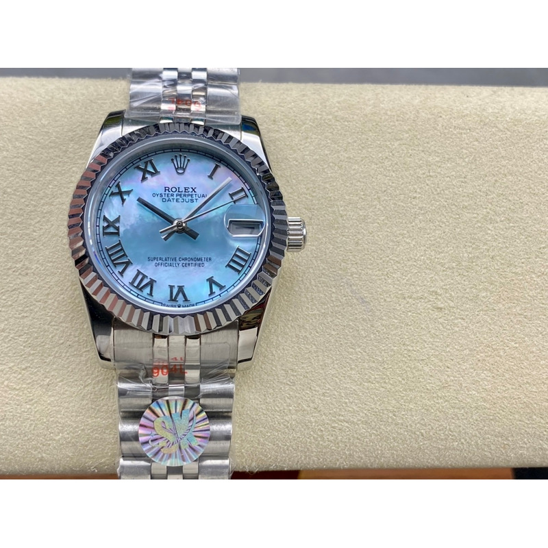 Rolex Datejust Blue Silver